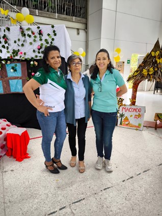 Luz Stella Orozco, Claudia Calderón y Piedad Henao
